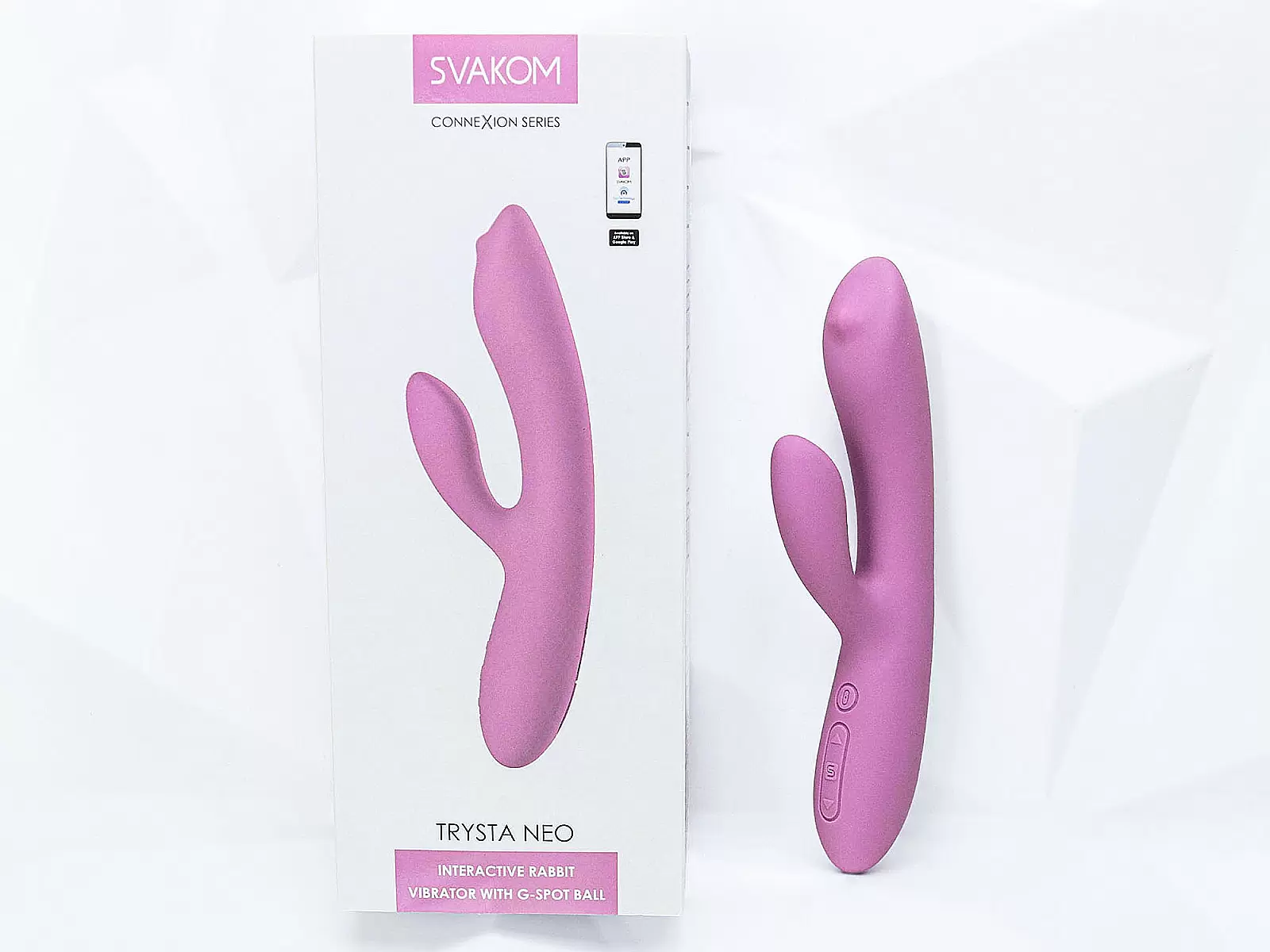 Máy mát xa điểm G Svakom Trysta Neo với bi lăn điều khiển qua APP