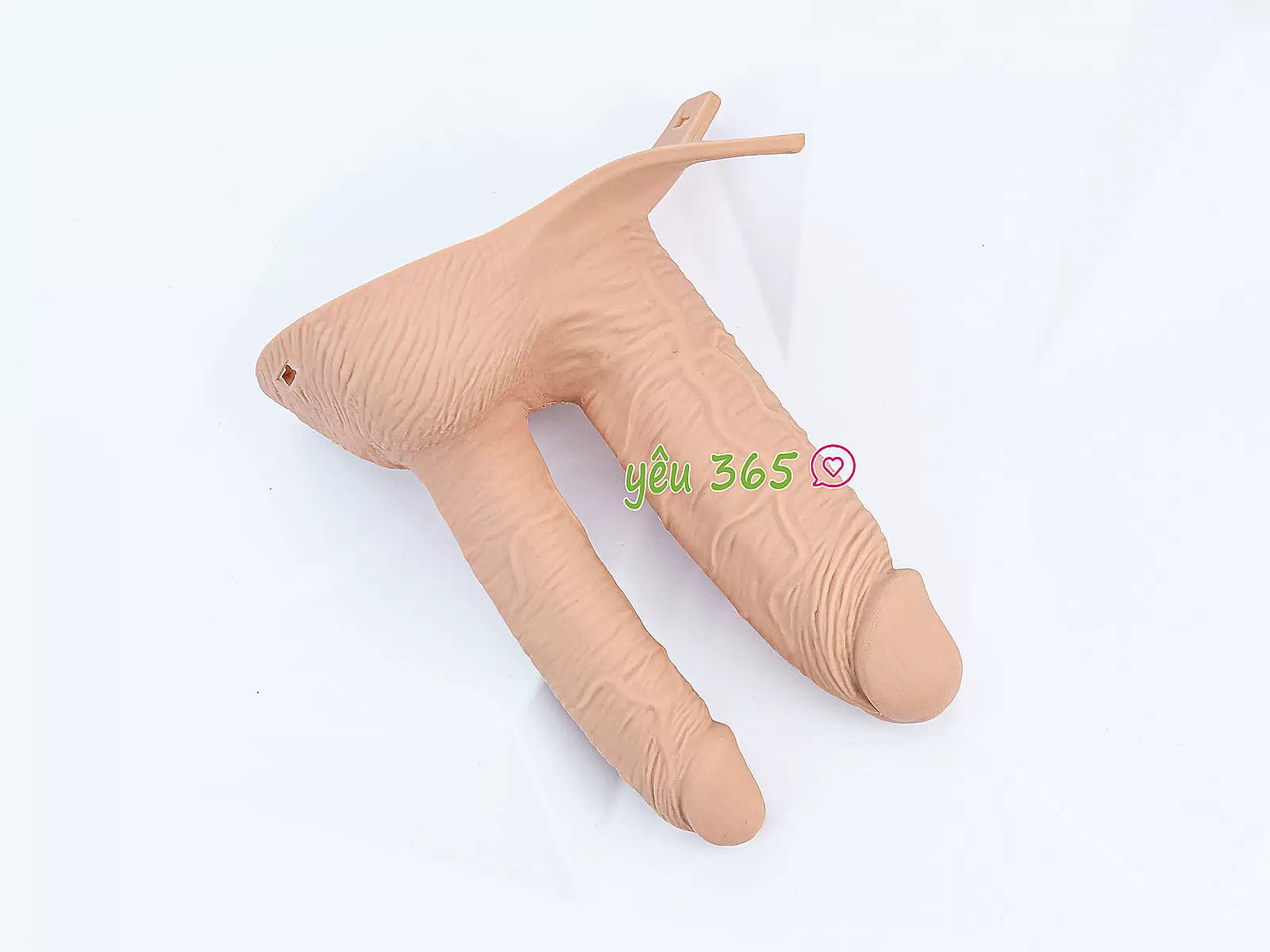Dương vật giả 2 đầu có dây đeo Long Love