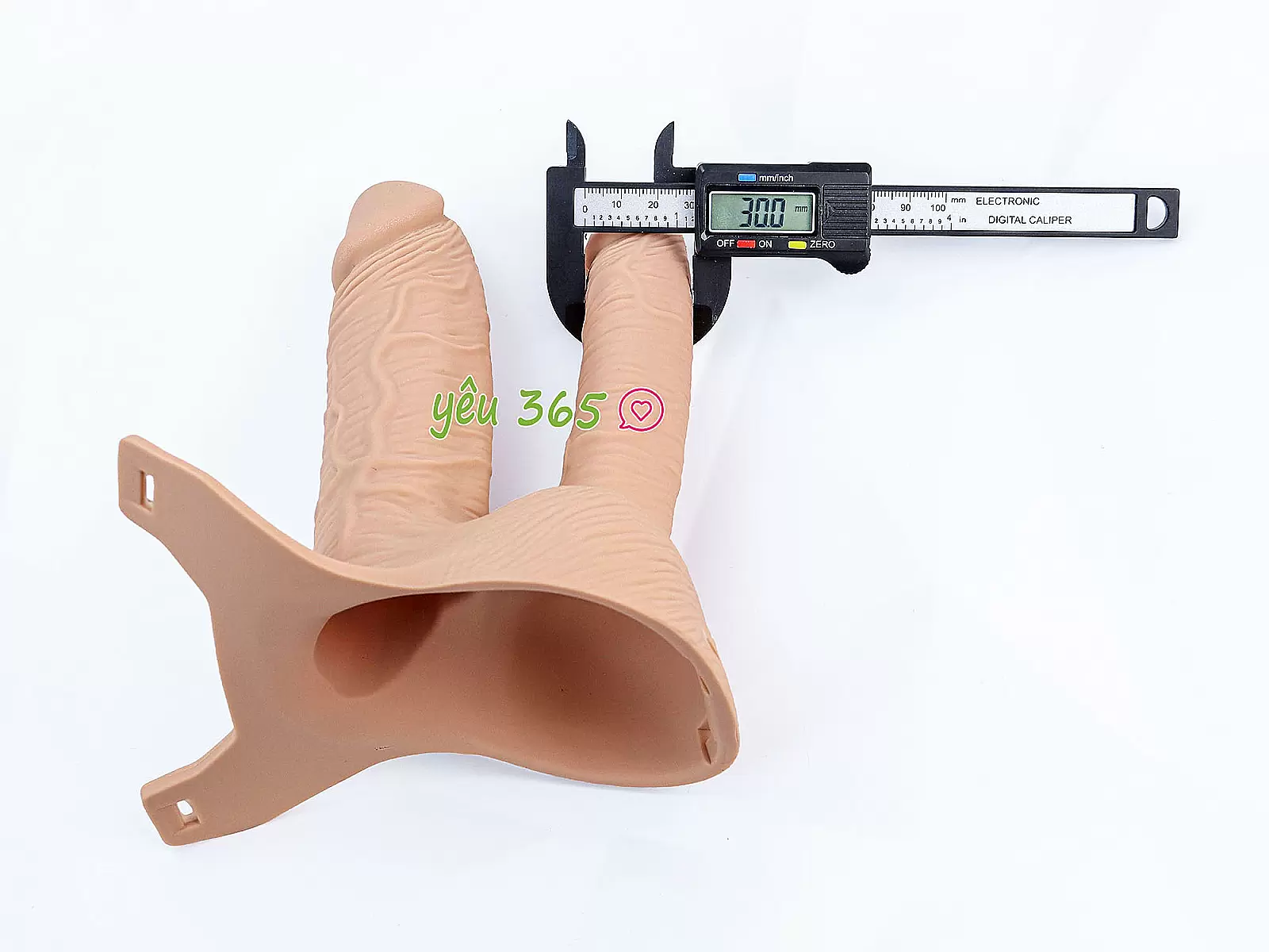 Dương vật giả 2 đầu có dây đeo Long Love