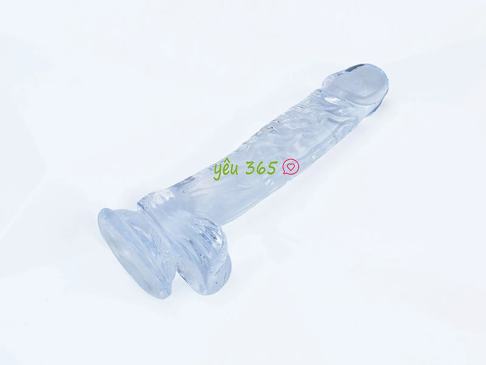 Dương vật giả có đế trong suốt