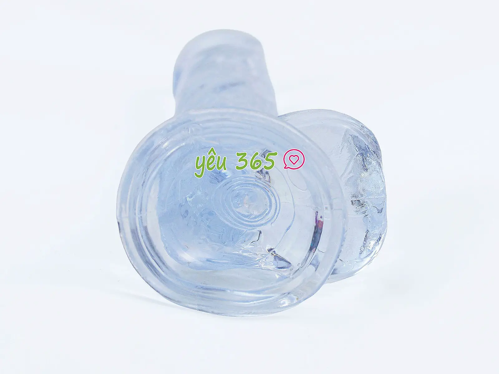 Dương vật giả có đế trong suốt