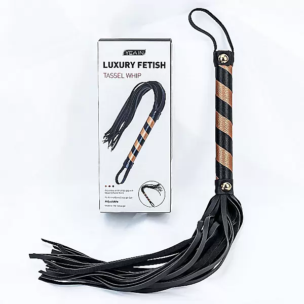 Đồ chơi bạo dâm roi da Luxury Fetish 3 màu