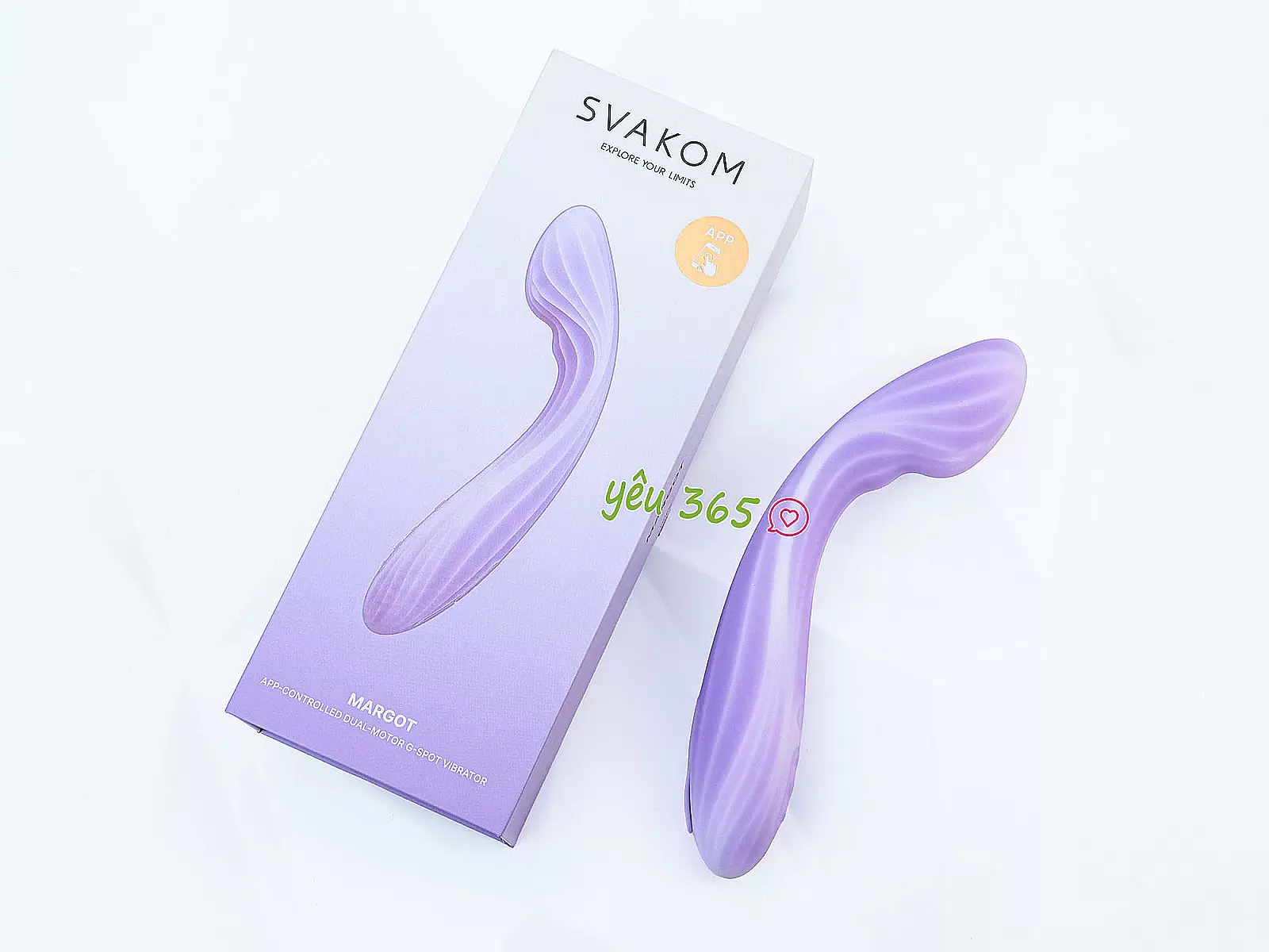 Máy massage Svakom Margot nhiều chế độ rung kết nối từ xa qua App điện thoại