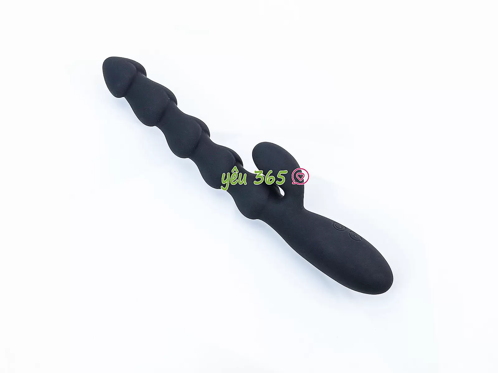 Máy rung massage Threaded hậu môn 2 nhánh pin sạc