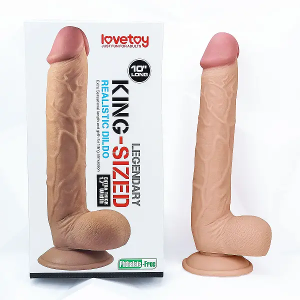 Dương vật giả có đế Lovetoy King Size 10 inch hàng khủng