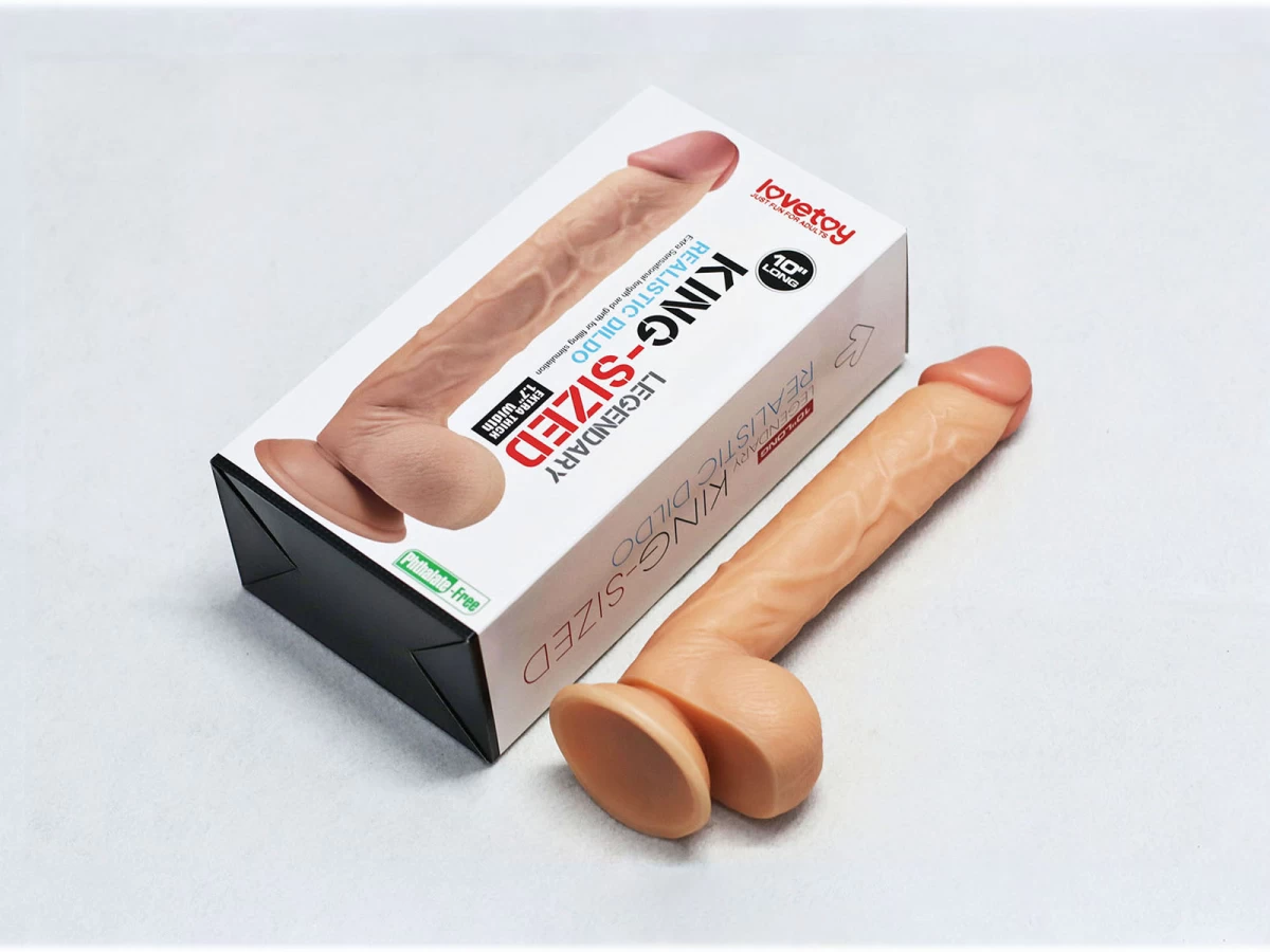 Dương v&acirc;̣t giả có đ&ecirc;́ Lovetoy King Size 10 inch hàng khủng