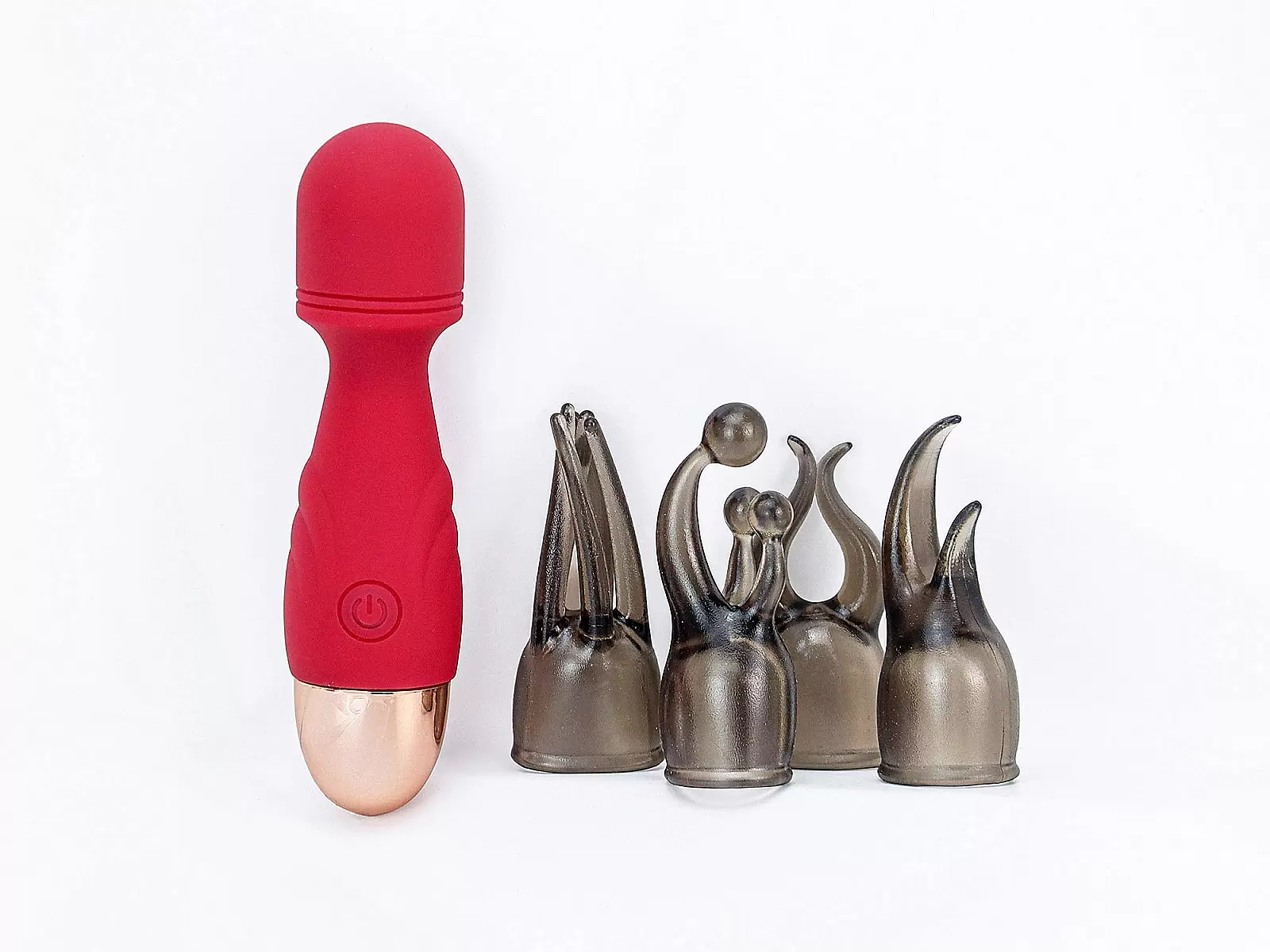 Mát xa điểm G mini kèm 4 đầu mini tiện lợi pin sạc hạng sang