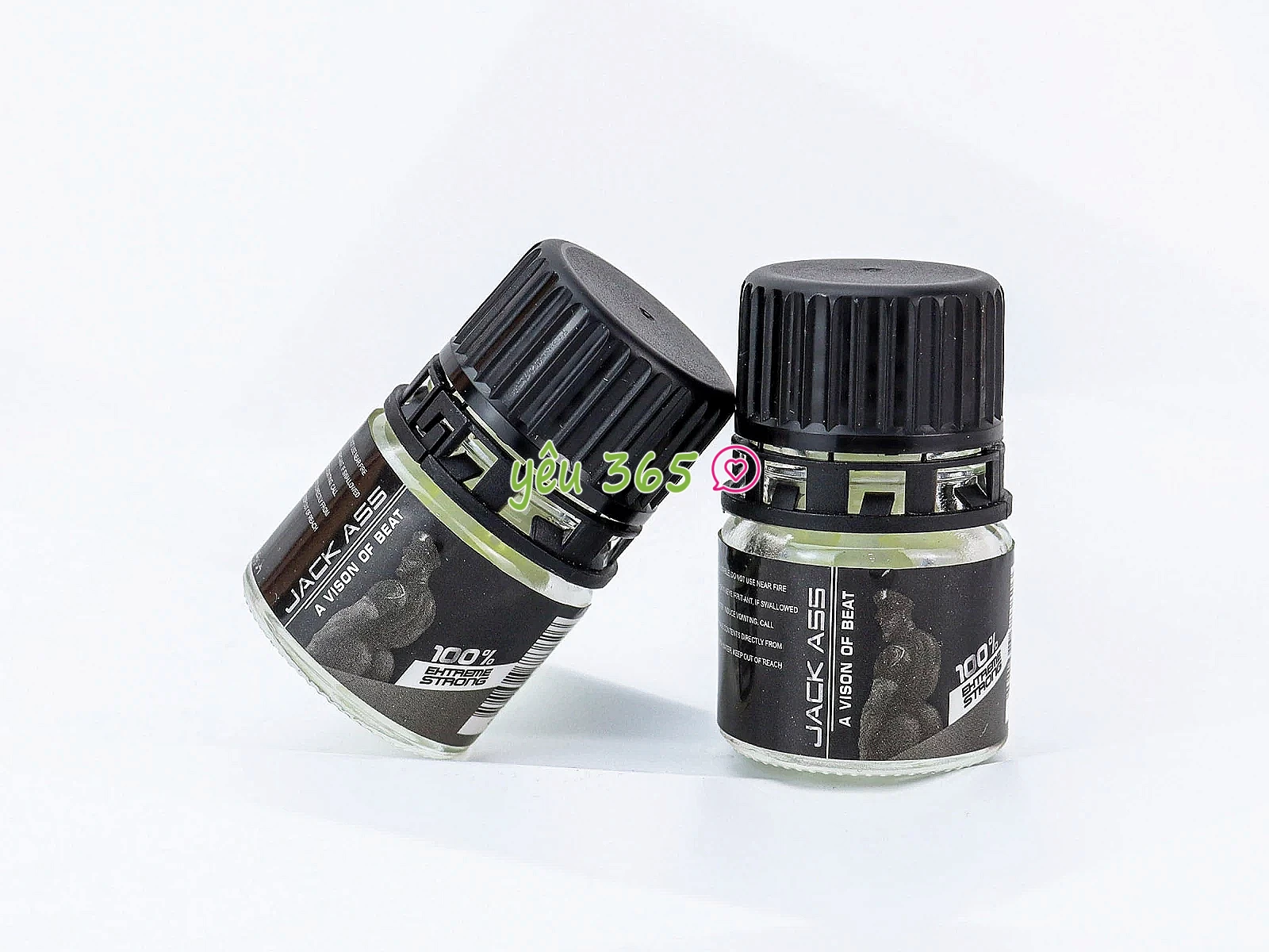 Chai hít khô dạng viên Jack Ass massage làm rung điện mạnh hưng phấn nhanh chóng