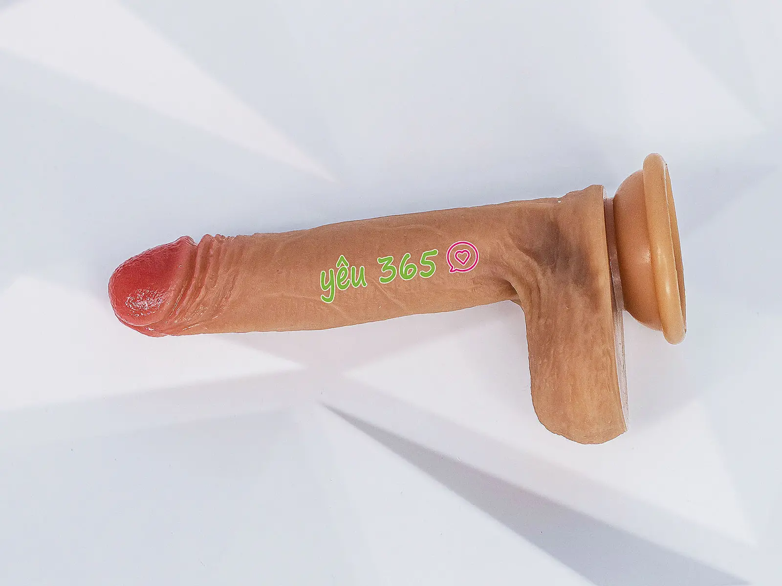 Dương vật giả có đế Lovetoy Nature Cock 7 inch có bìu