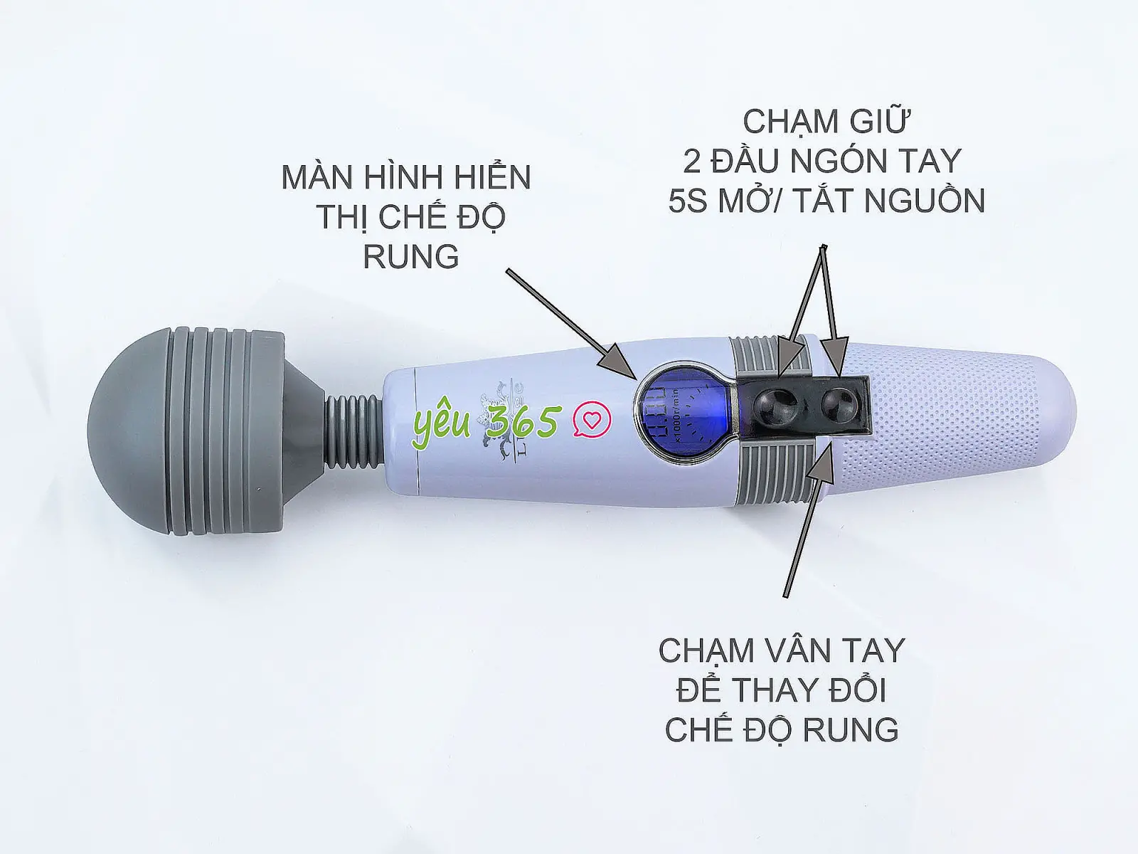 Máy massage điểm G âm đạo Louge 818 rung cực mạnh