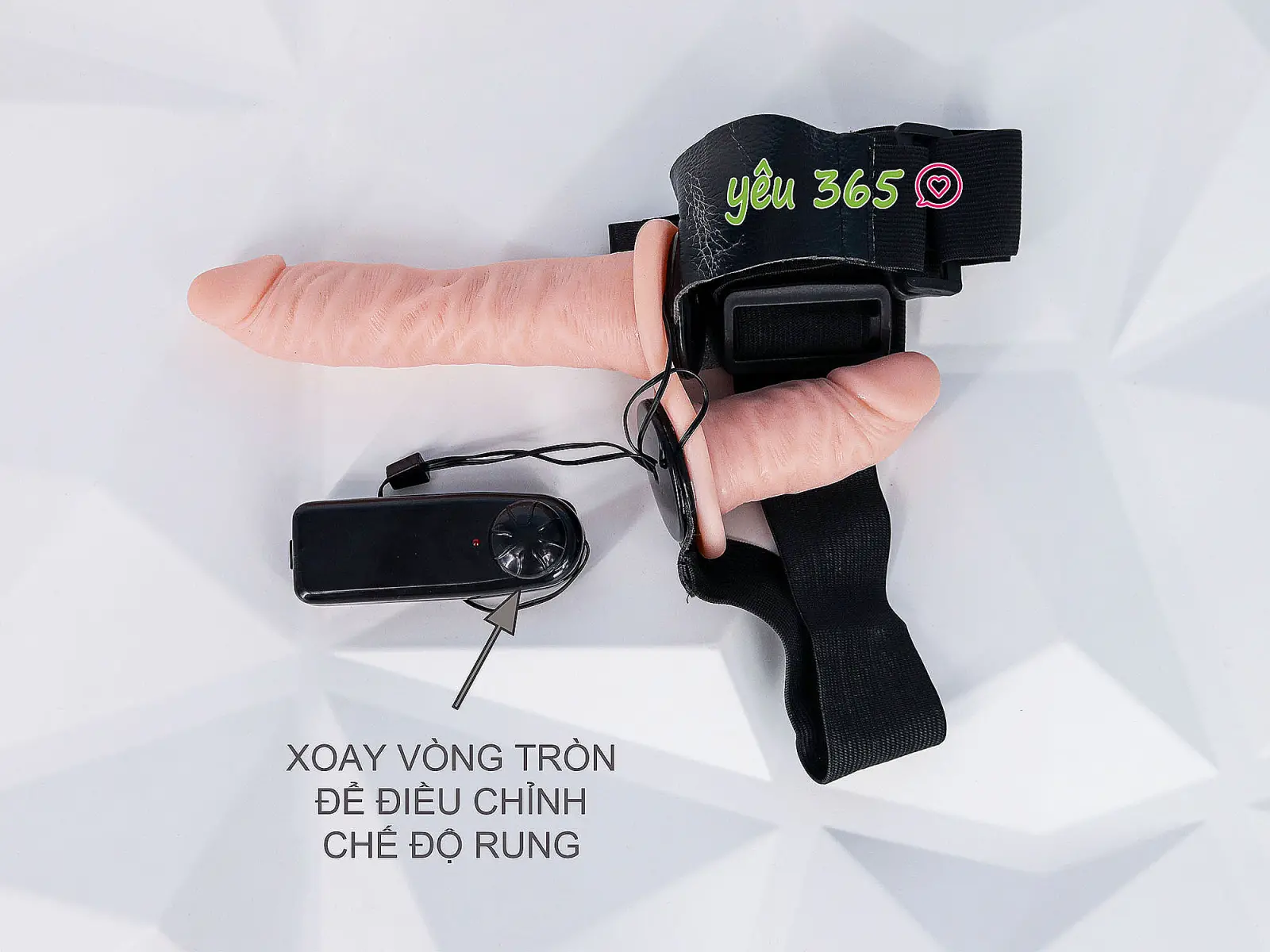 Dương vật giả có dây đeo Ultra 2 đầu rung nhiều chế độ