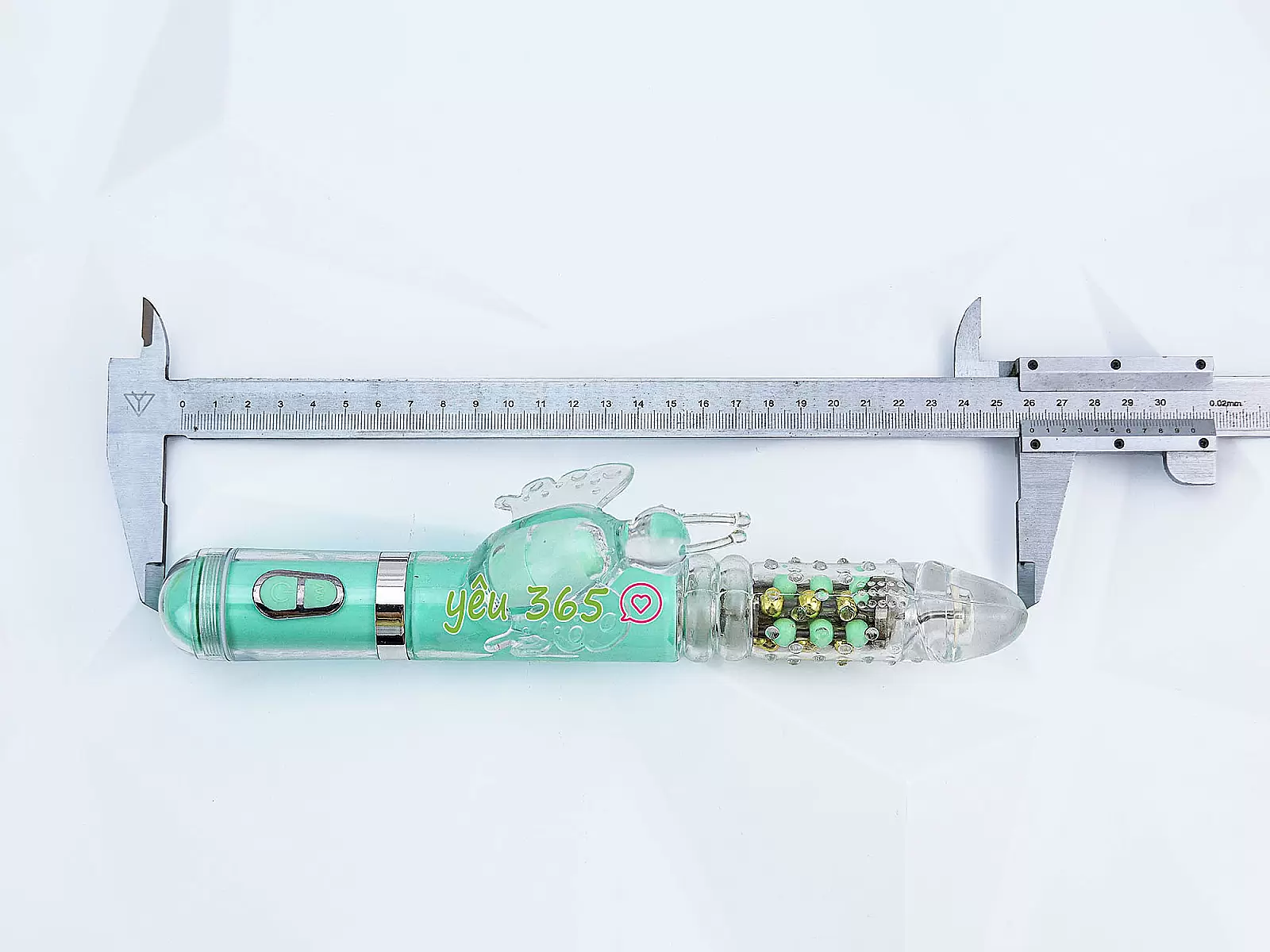 Dương vật giả đa năng rung thụt xoay bi có nhánh Mazarine