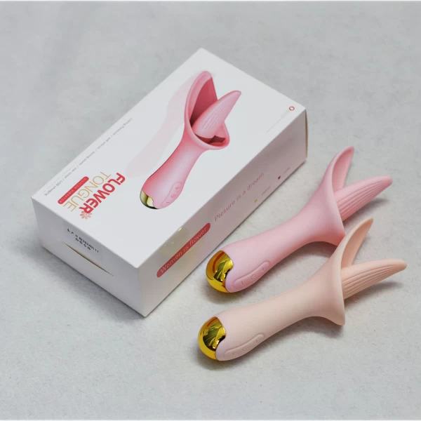 Lưỡi liếm massage Flower rung nhiều chế độ nhỏ gọn