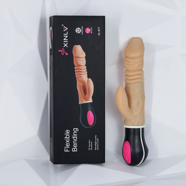 Dương vật giả đa năng XINV XL-917 phát nhiệt, rung thụt