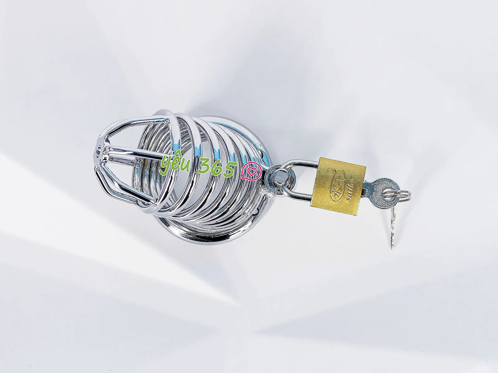 Đồ chơi bạo dâm khóa dương vật inox KDV01