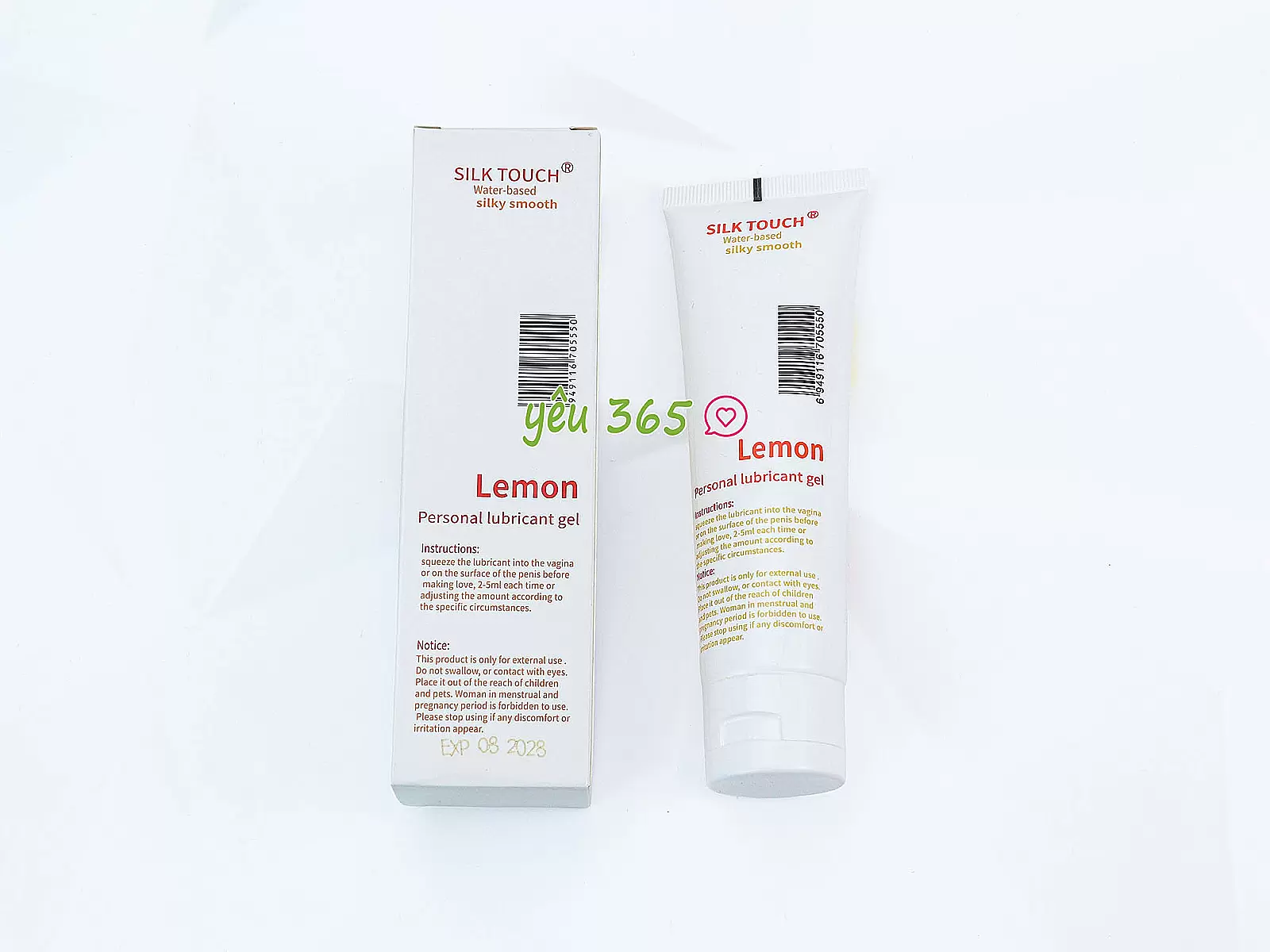 Gel bôi trơn Silk Touch hương chanh 100ml