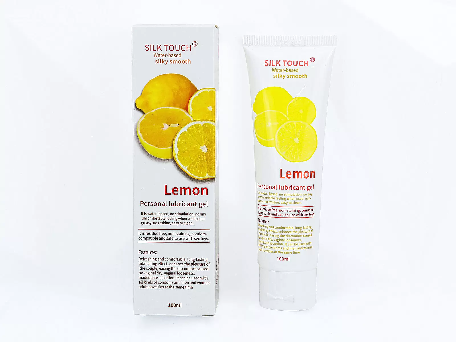 Gel bôi trơn Silk Touch hương chanh 100ml hạng sang