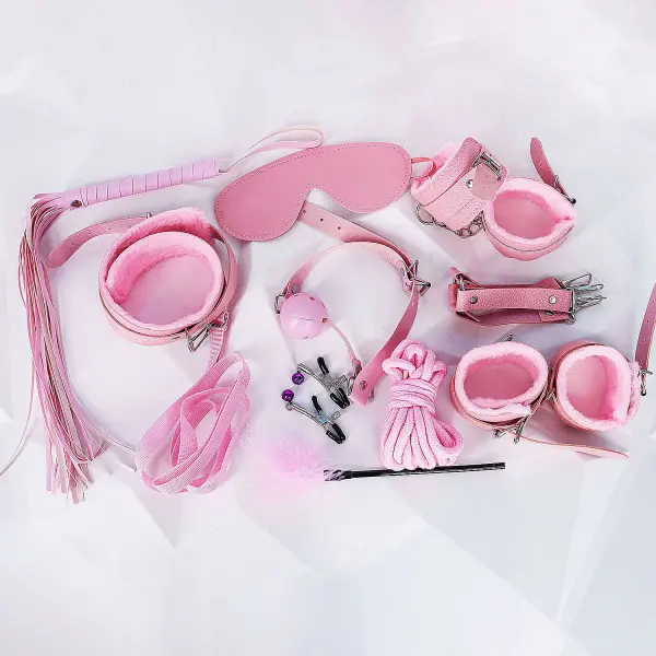 Bộ đồ chơi bạo dâm 10 món màu hồng gợi cảm