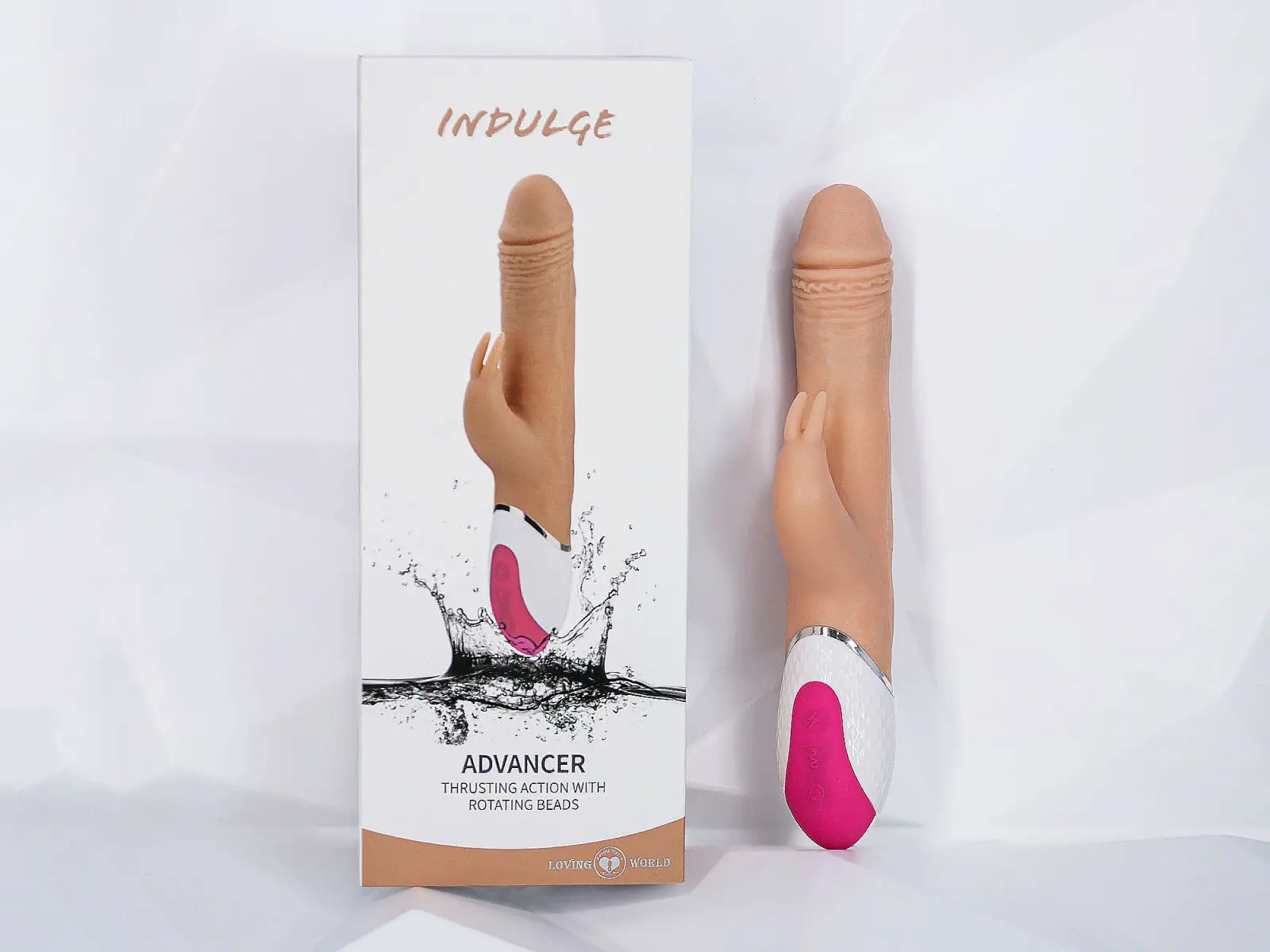 Cu giả hạng premium đa năng Indulge Advancer rung điện mạnh thụt ngoáy