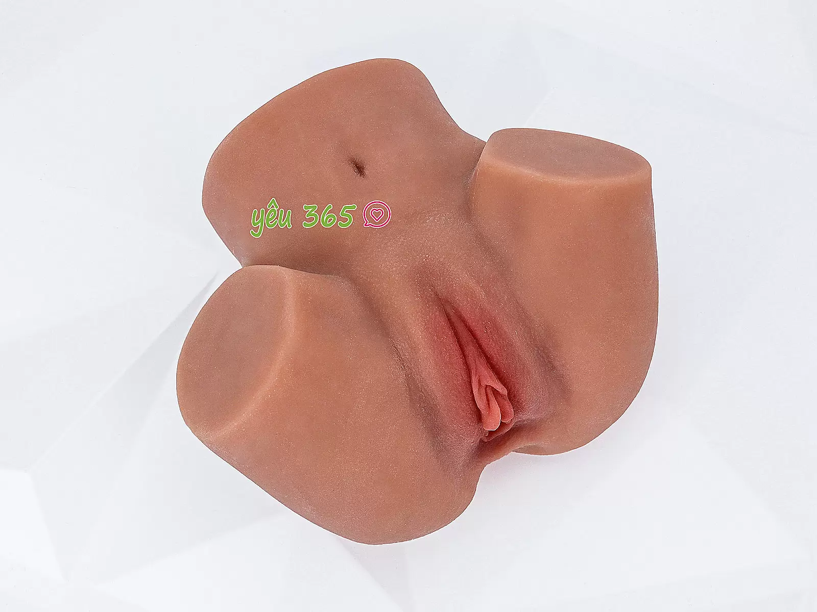 Âm đạo giả chổng mông nâu silicon đàn hồi và ôm khít rất chân thật