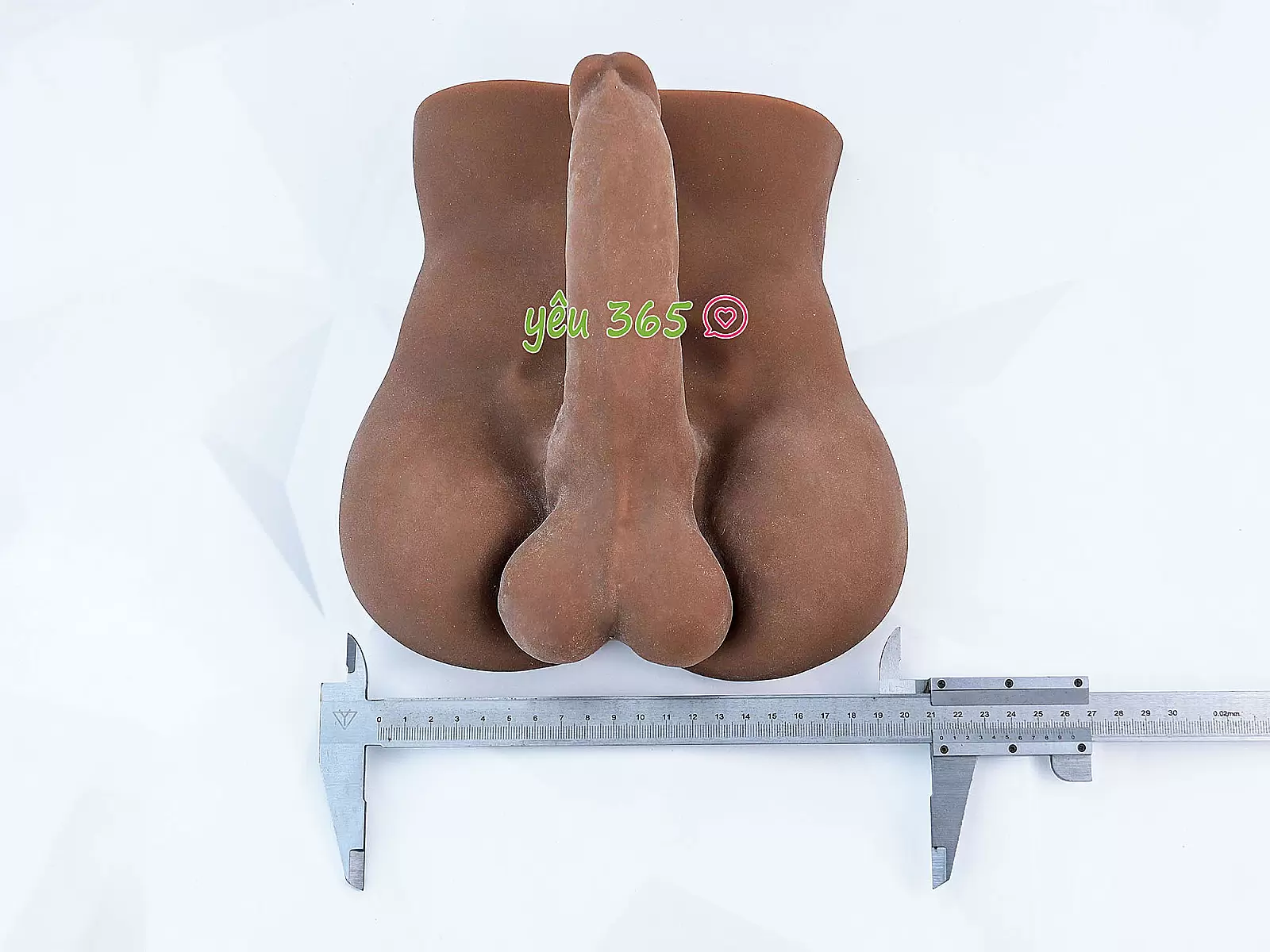 Búp bê bán thân nam màu nâu silicon mềm mại mạnh mẽ