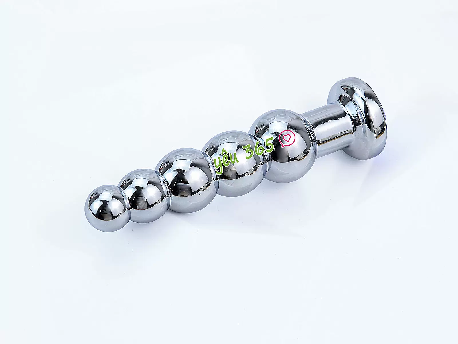 Dụng cụ kích thích hậu môn Inox chân dế pha lê