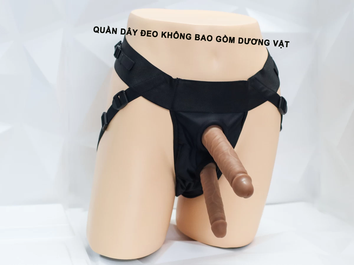 Yêu 365 | Quần dây đeo gắn 2 cu giả hạng premium (không gồm cu giả)