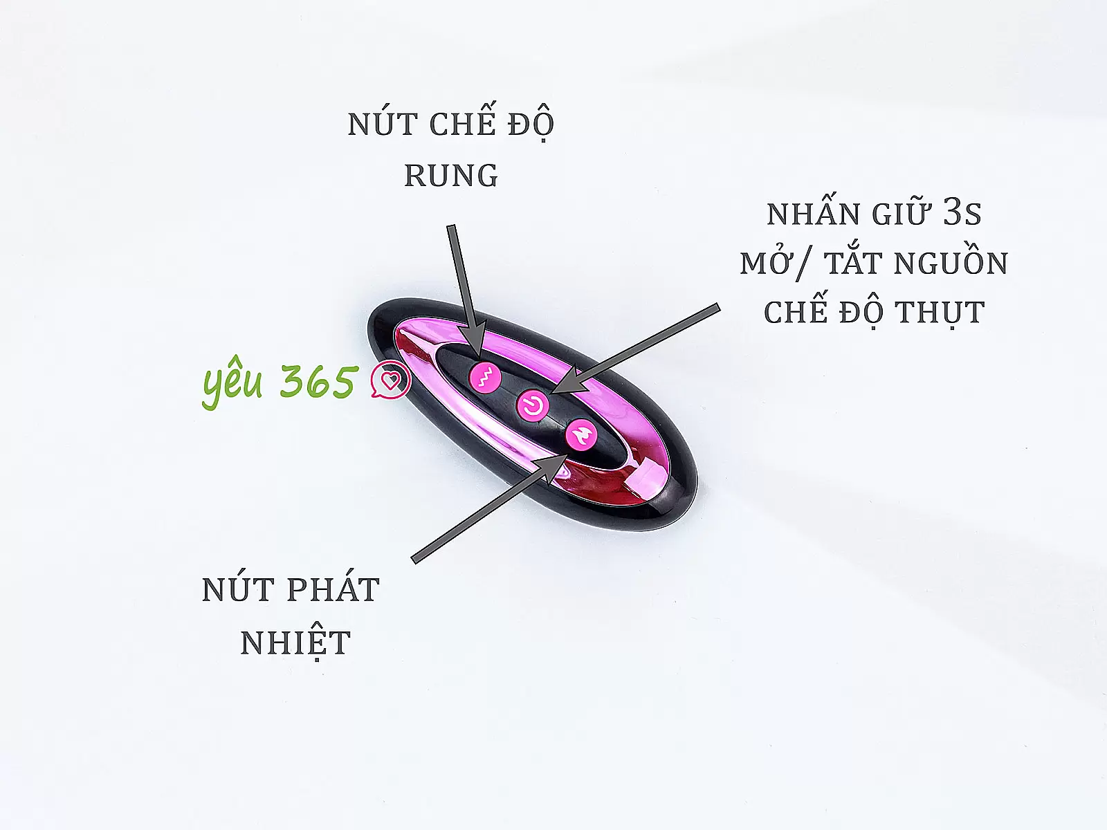 Dương vật giả có đế cùng nhánh phụ rung thụt phát nhiệt điều khiển từ xa