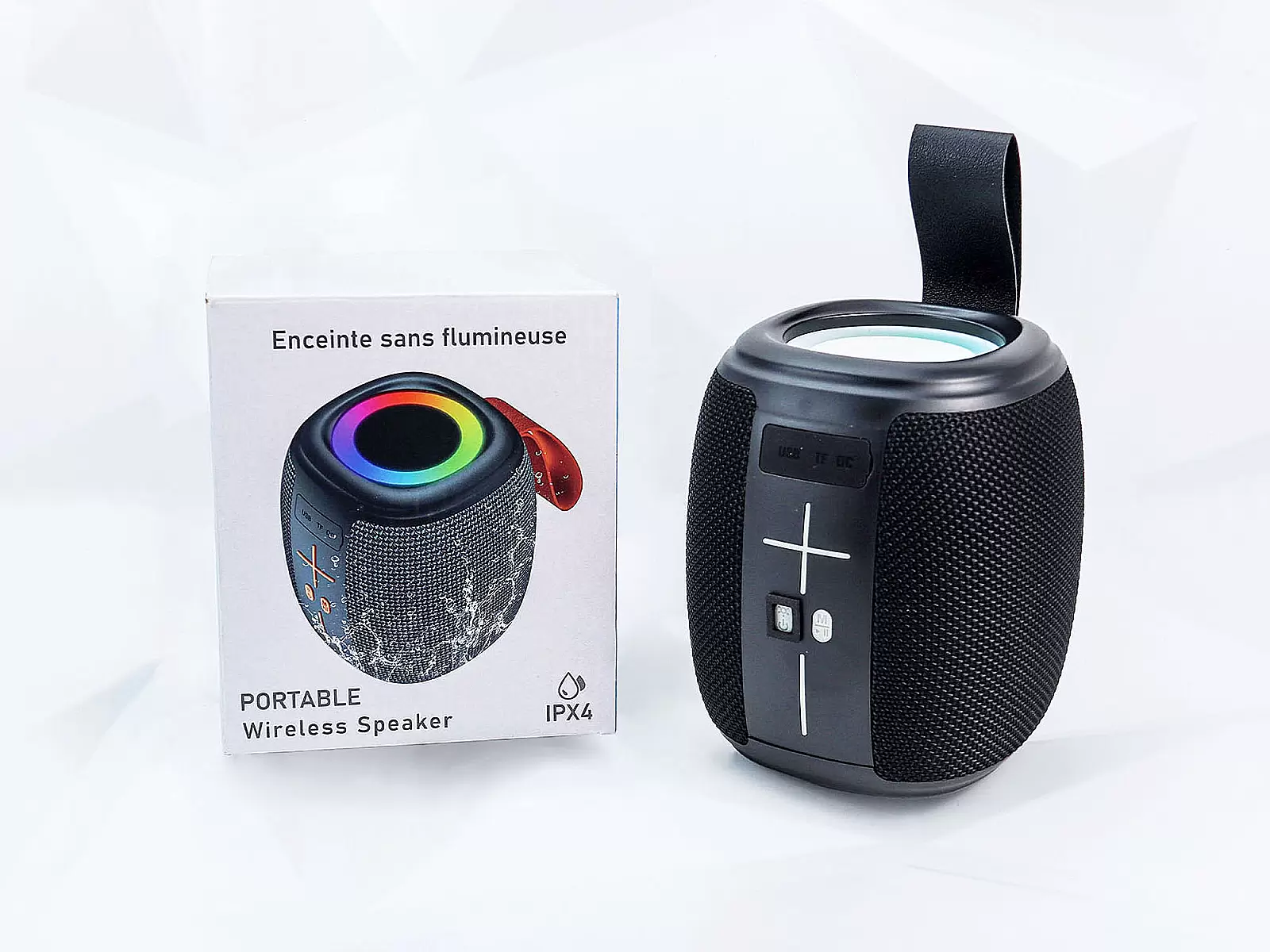 Loa Bluetooth V-805 âm thanh cực mạnh, LED đổi màu, chống nước IPX4 premium