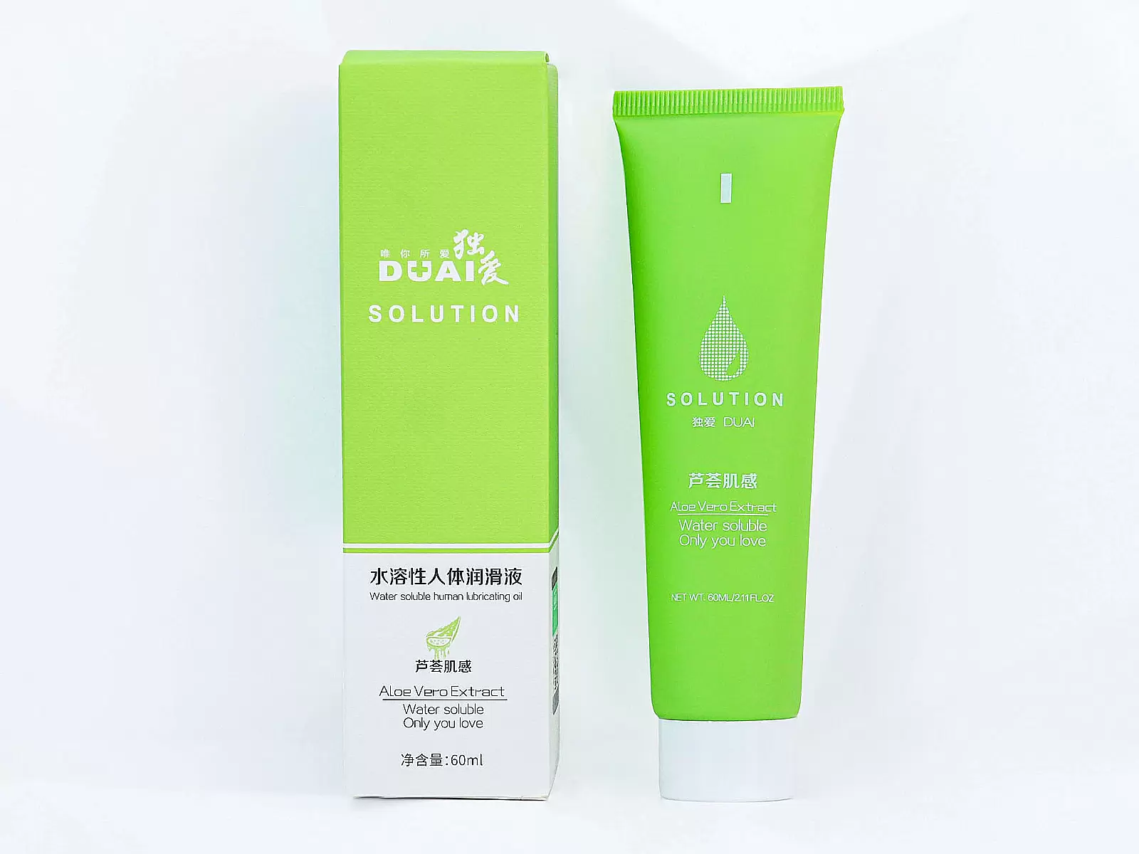 Gel bôi trơn gốc nước nhẹ dịu Solution xanh