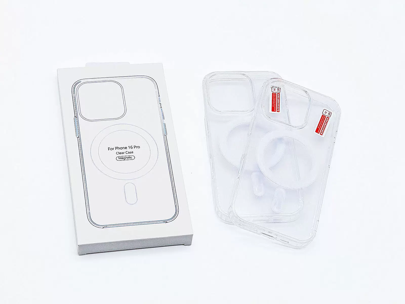 Ốp lưng iPhone 16 Pro Clear Case Magnetic trong suốt