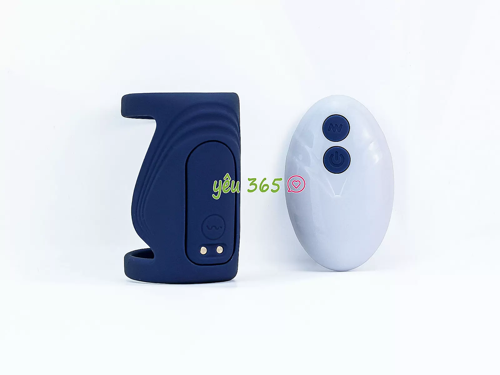 Vòng đeo dương vật Bicyclic Ring kèm điều khiển từ xa (không kèm dương vật giả)