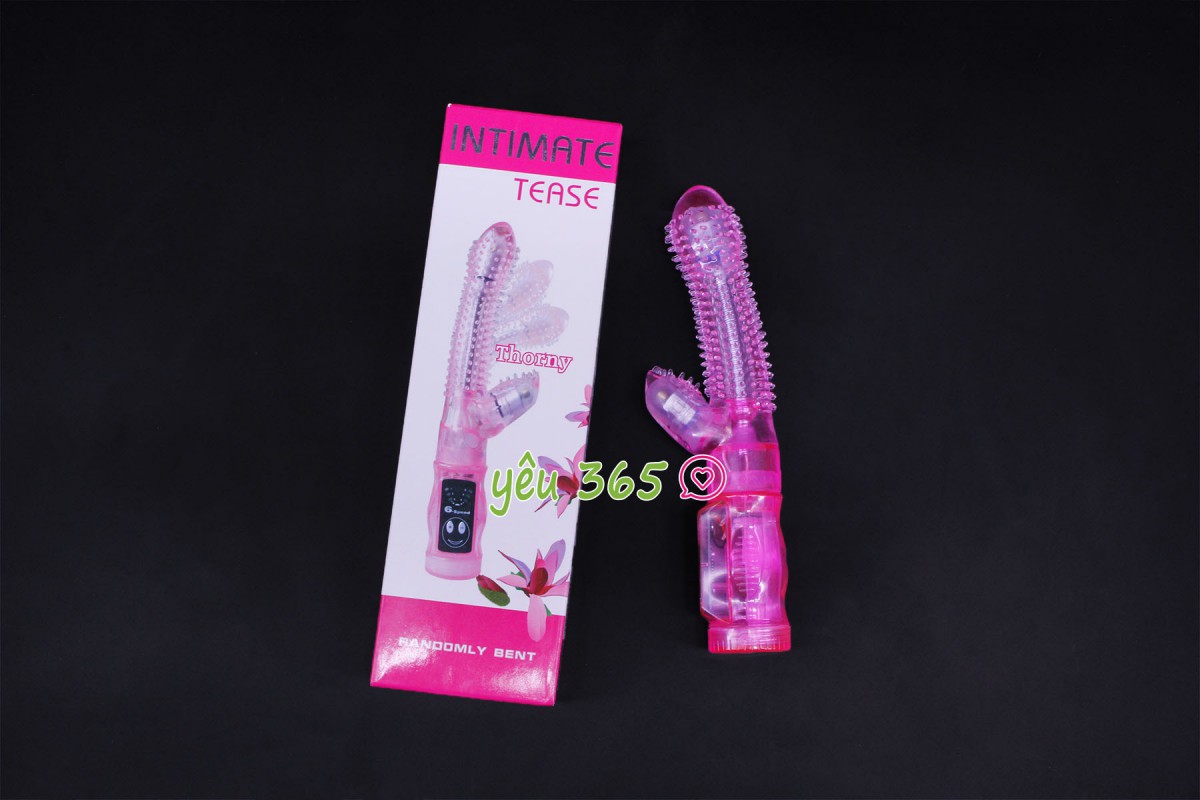 Sex toy dương vật giả rung ngoáy Tease có gai 2