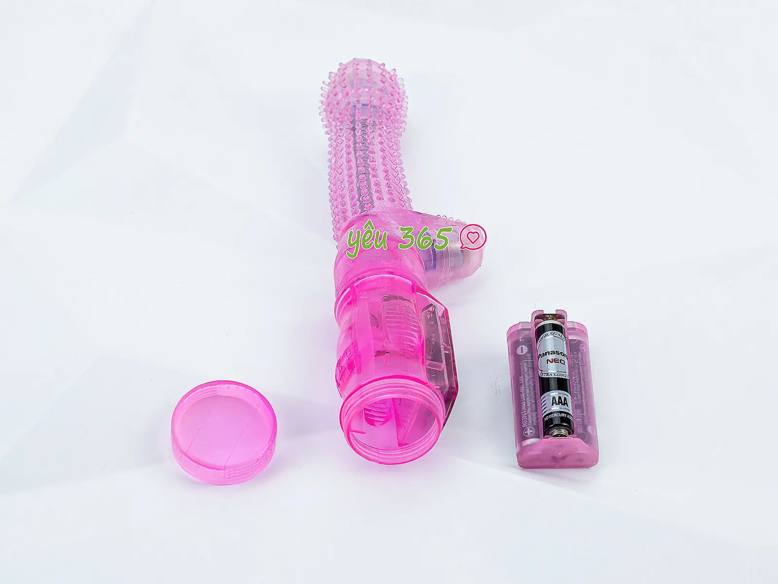Dương vật giả rung Tease có nhánh kèm gai ma sát kích thích