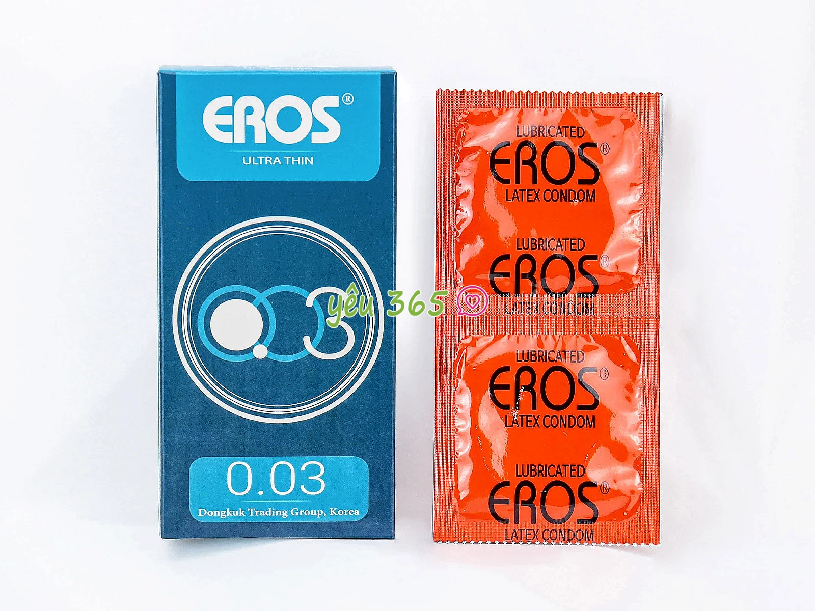 Bao cao su EROS Ultra Thin 0.03 siêu mỏng, cảm giác chân thật tối đa