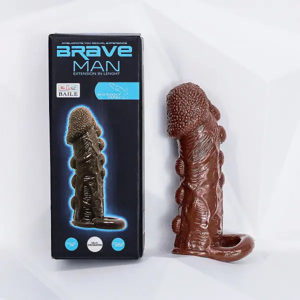 Bao cao su donzen bi Brave Man có quai đeo da nâu