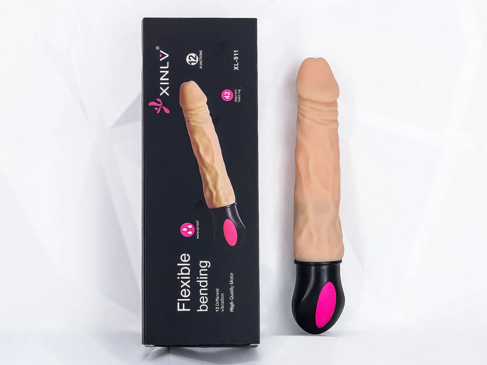 Dương vật giả 12 chế độ rung đa tần XL-911 phát nhiệt hàng authentic | Yêu 365 Yêu 365
