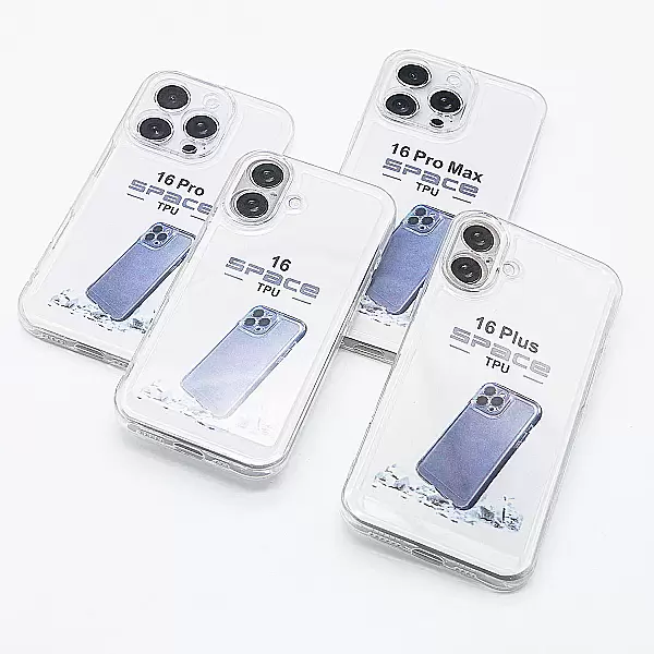 Ốp lưng TPU Space trong suốt cho iPhone 16 Pro Max