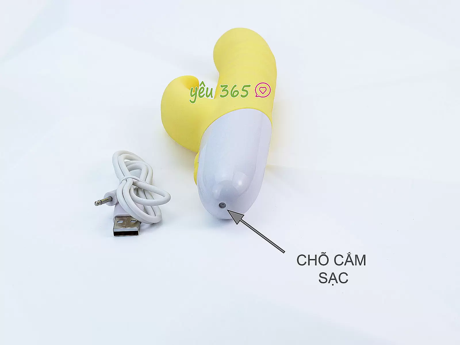 Dương vật giả Vibrator có nhánh pin sạc