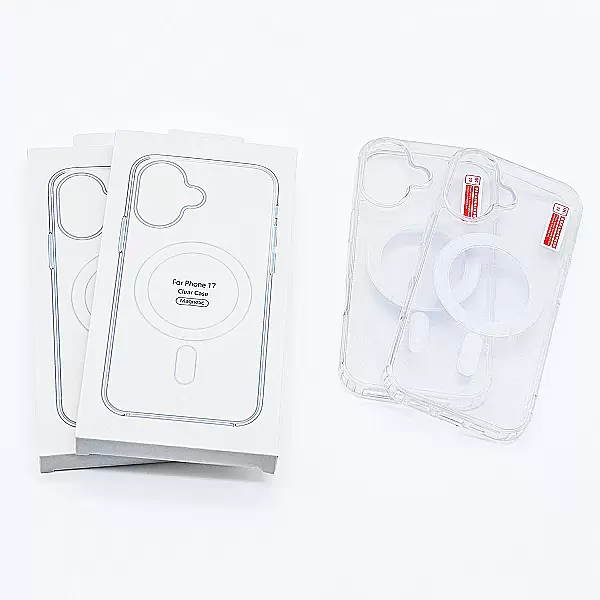 Ốp lưng iPhone 17 Clear Case Magnetic trong suốt