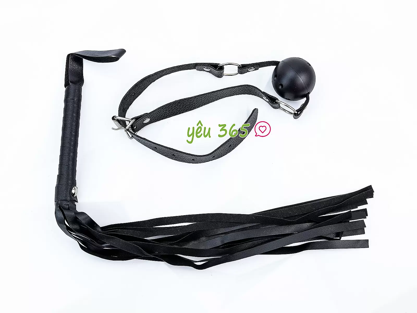 Đồ chơi bạo dâm da đen 7 món bộ phụ kiện quyến rũ cho cặp đôi thích cảm giác mạnh
