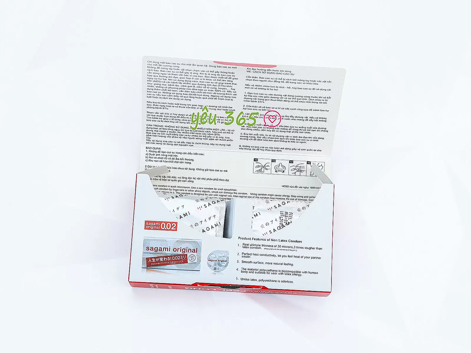 Bao cao su có gai Sagami Xtreme Feel Long 10 bao