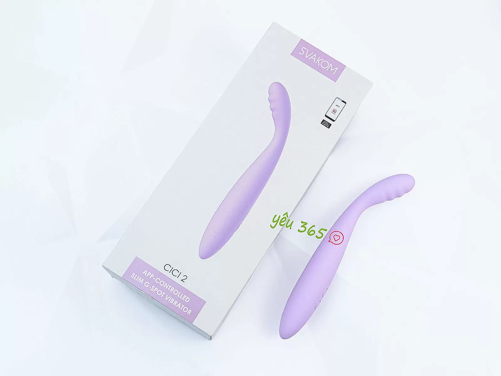 Máy massage ngón tay Svakom CiCi 2 điều khiển từ xa qua App