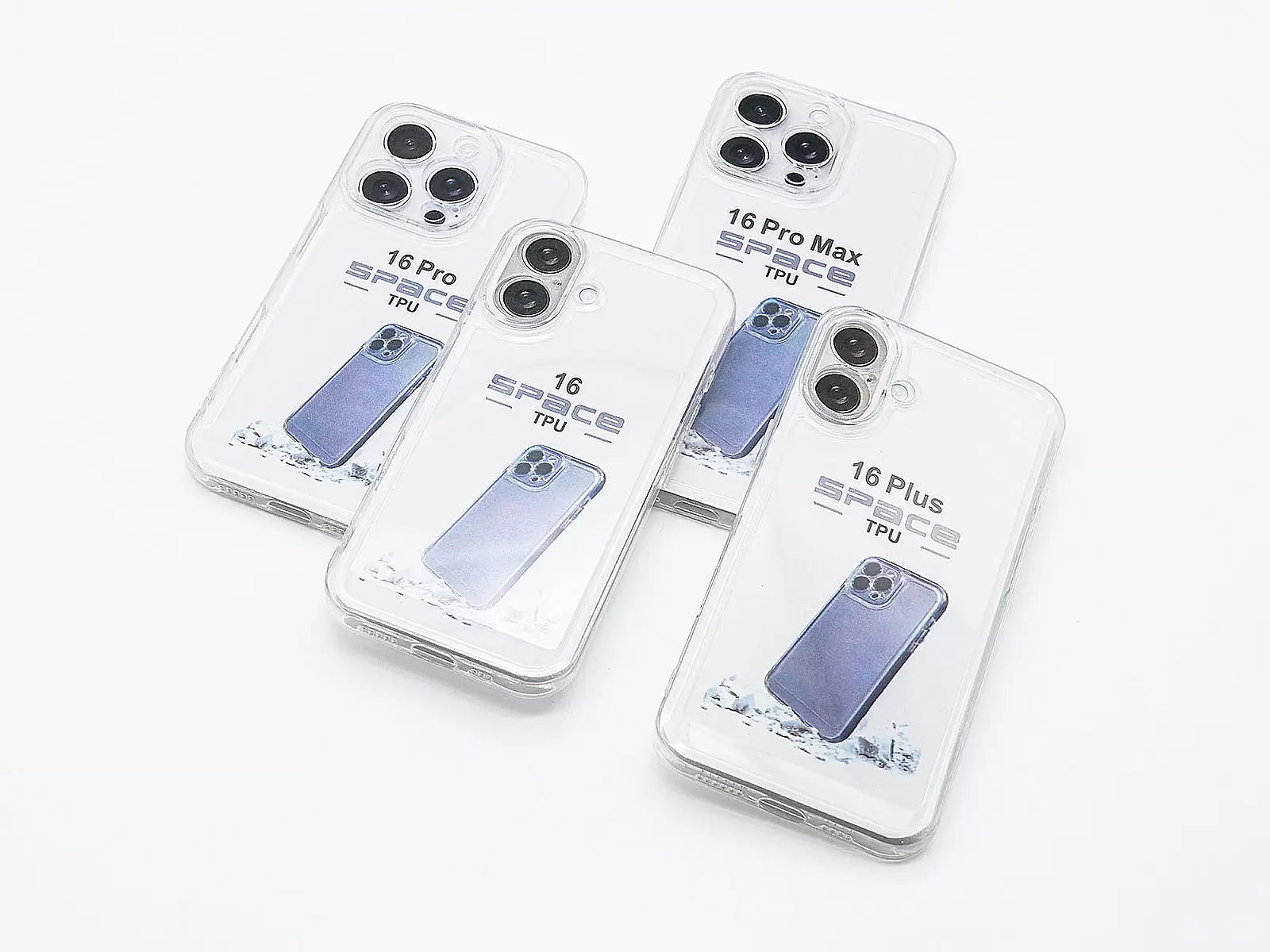 Ốp lưng iPhone 16 Plus TPU Space trong suốt mini