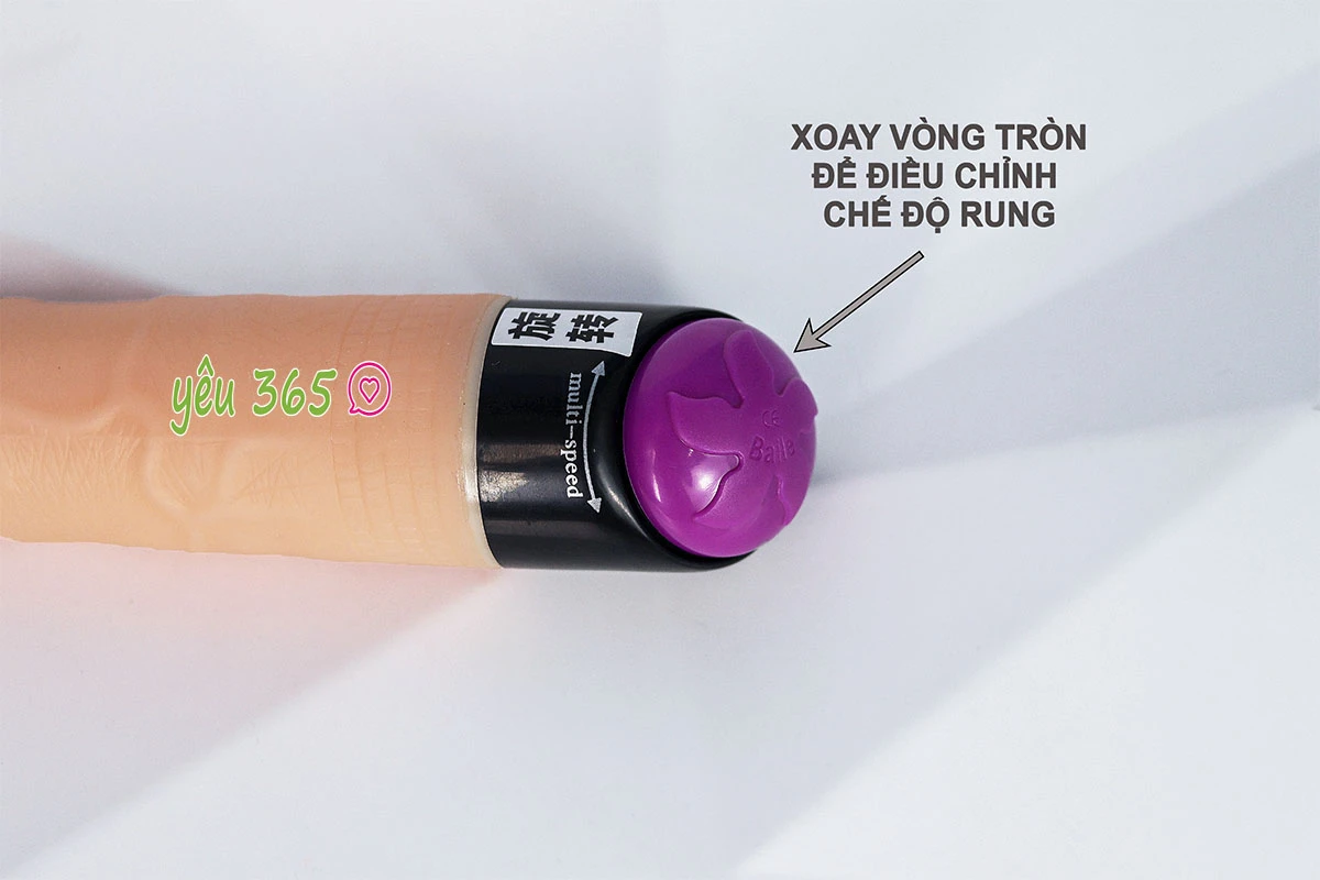 Dương vật giả rung ngoáy Sex Baile giống thật