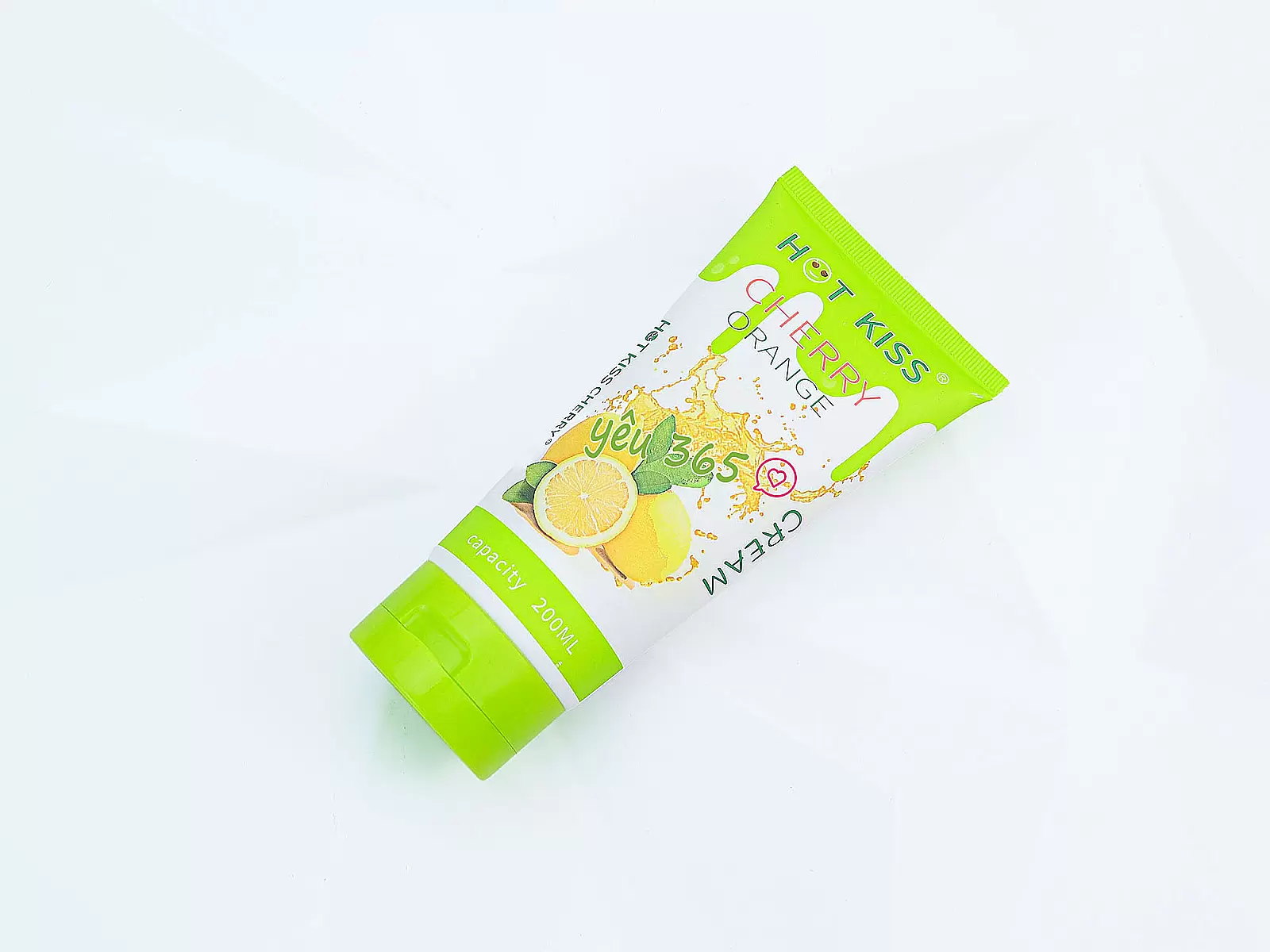 Gel bôi trơn Hot Kiss hương cam chai lớn 200ml