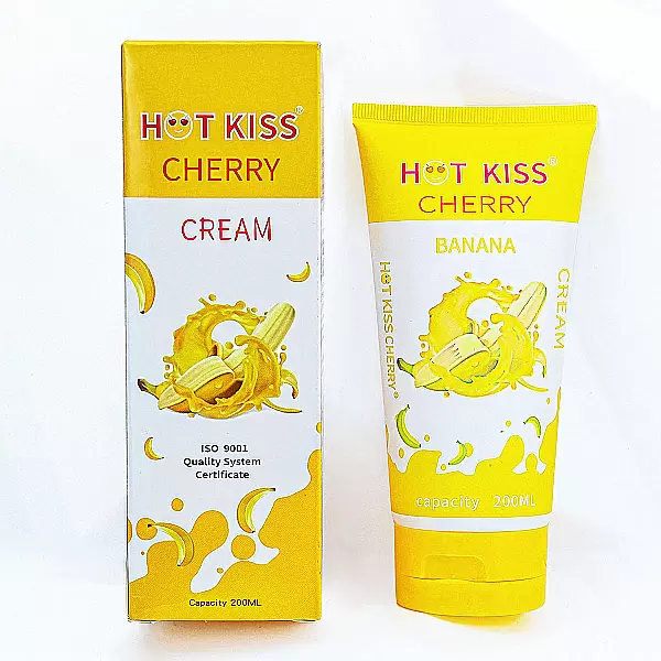 Gel Hot Kiss hương chuối 200ml – bôi trơn ngọt thơm