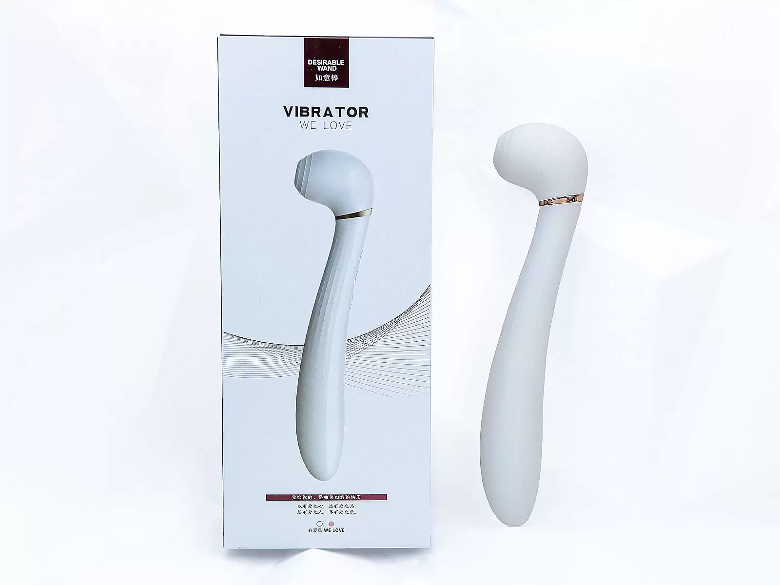 Lưỡi liếm 2 đầu rung hút Desirable Wand