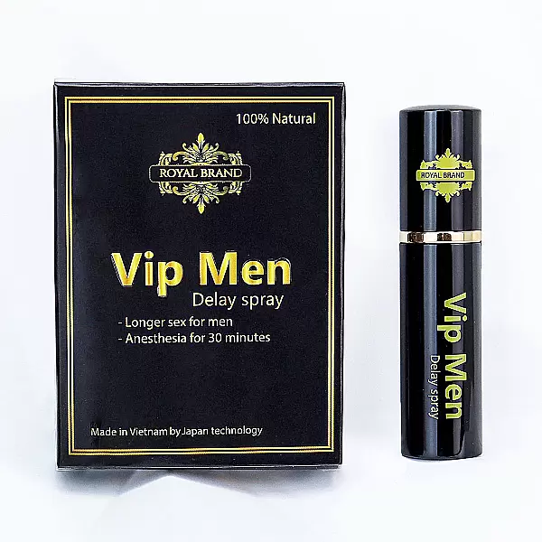 Chai xịt hỗ trợ kéo dài thời gian quan hệ Vip Men Delay Spray