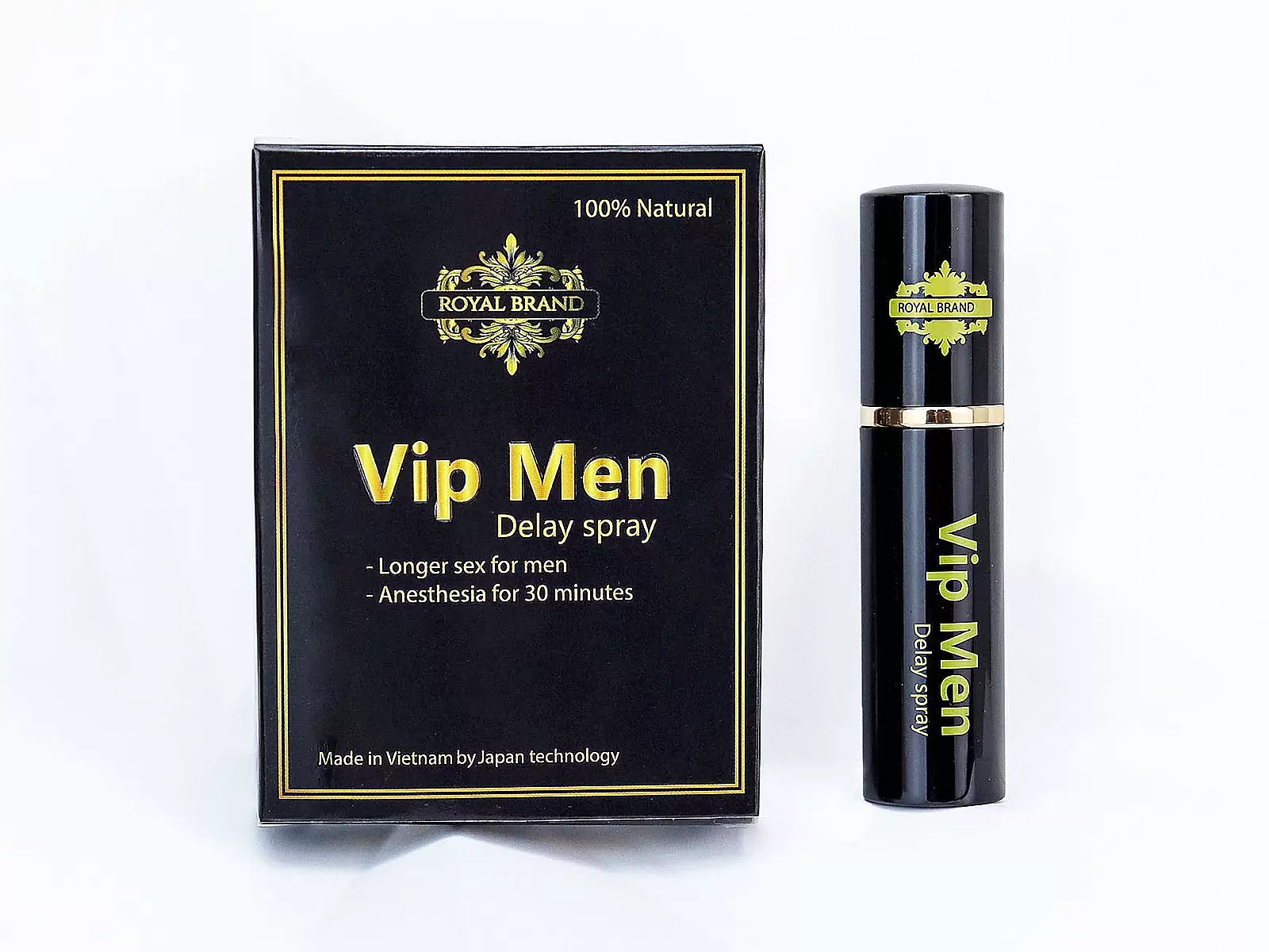 Chai xịt hỗ trợ kéo dài thời gian quan hệ Vip Men Delay Spray cao cấp